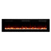 Dimplex Sierra 72-Inch Wall Mounted Electric Fireplace with crystals