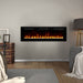Dimplex Sierra 60-inch Wall Mounted Electric Fireplace in a cozy bedroom