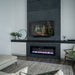 Dimplex Sierra 60-inch Wall Mounted Electric Fireplace in a living room