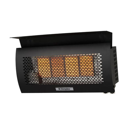 Dimplex Wall-Mounted Outdoor Natural Gas Infrared Patio Heater with heat shield