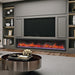 Dynasty Cascade 82-inch BTX82 Electric Fireplace in a luxurious modern space
