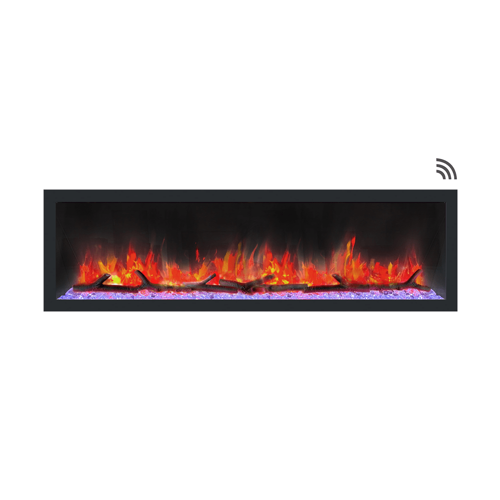Dynasty Cascade Built-in Smart Electric Fireplace — Modern Blaze