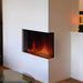 Dynasty Melody 34-Inch 3-Sided Electric Fireplace near the kitchen and the living room