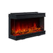 Dynasty Melody 40-Inch 3-Sided Electric Fireplace DY-BTS40 with orange flames