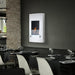Eco-Feu Hollywood White Ethanol Fireplace at a restaurant