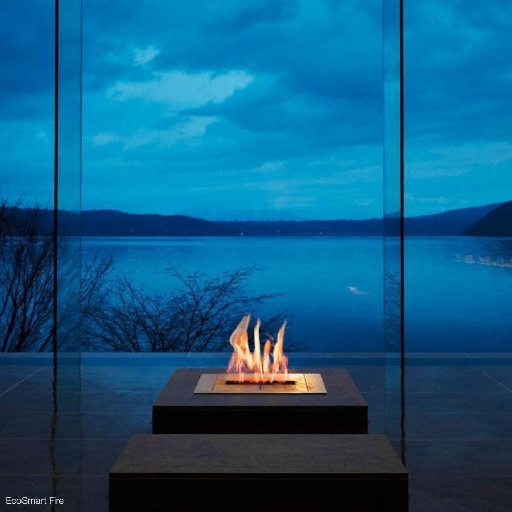 EcoSmart Fire BK5 16" Ethanol Fireplace Burner with Lake View