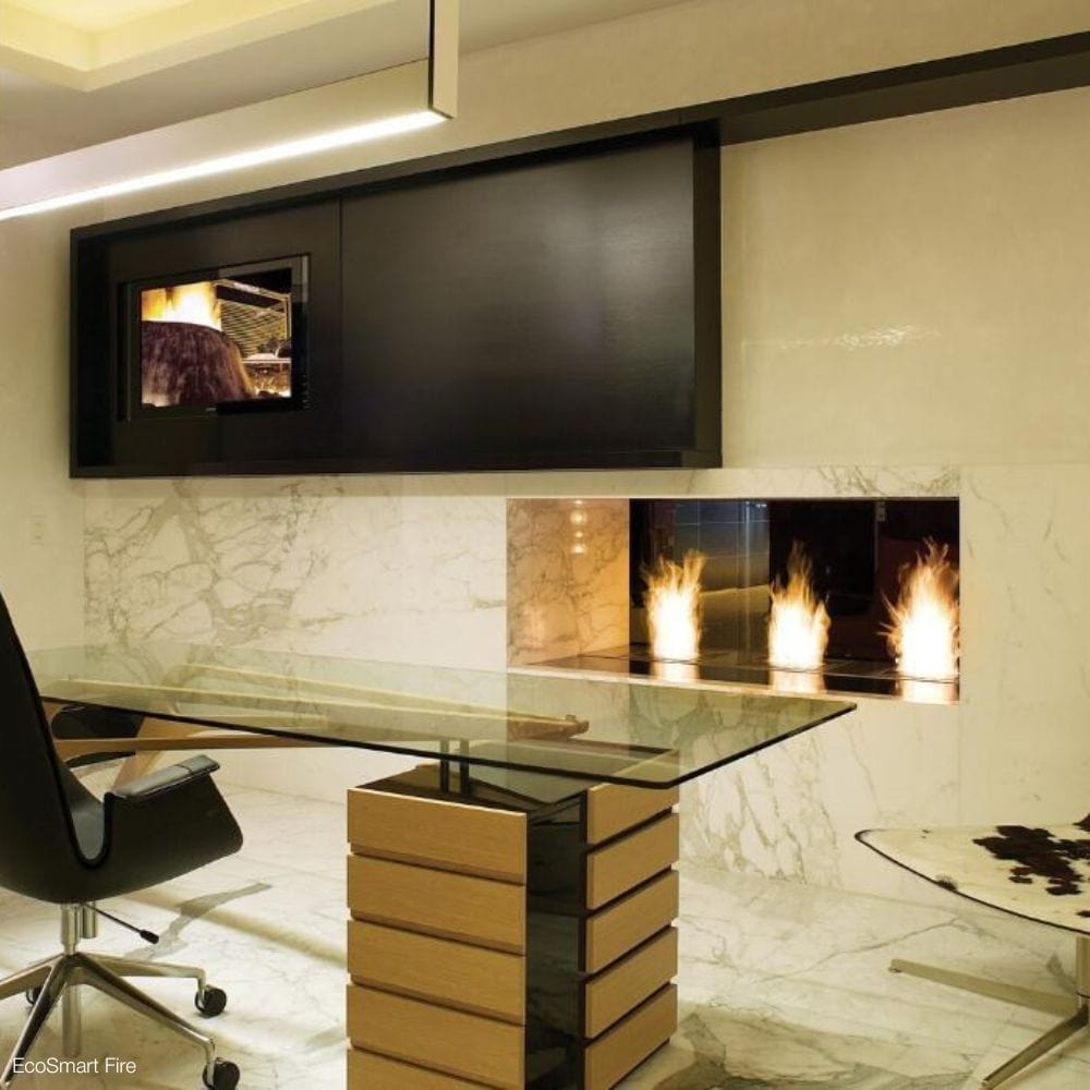 EcoSmart Fire BK5 16" Ethanol Fireplace Burners in Office Space
