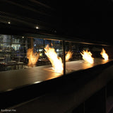 EcoSmart Fire BK5 16" Ethanol Fireplace Burner on Bar countertop