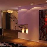 EcoSmart Fire BK5 16" Ethanol Fireplace Burner installed on divider