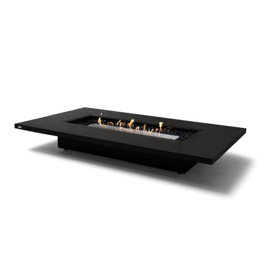 EcoSmart Fire Daiquiri 70-Inch Rectangular Fire Pit Table in Graphite