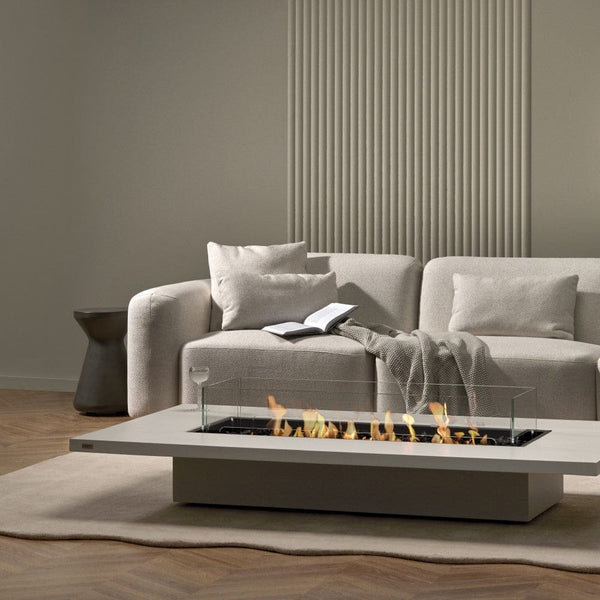 Daiquiri 70 Fire Pit Table in a minimalist living room