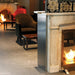 EcoSmart Fire Flex Double Sided Ethanol Fireboxes warming 2 spaces