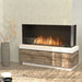 EcoSmart Fire Flex Ethanol Firebox with One Open Side in a japanese inspired living room