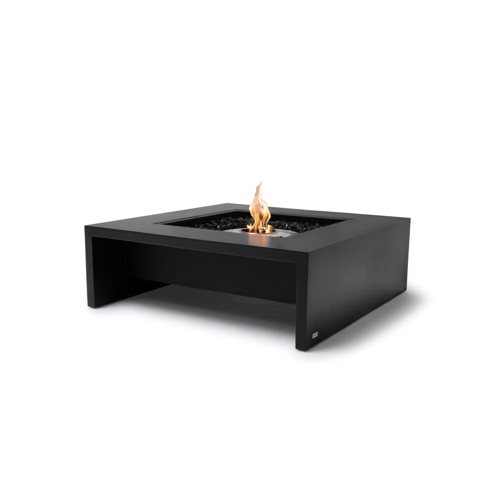 EcoSmart Fire Mojito 40-Inch Square Fire Pit Table in Graphite