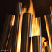 Close Up on the Flames of EcoSmart Fire Stix 22-Inch Portable Ethanol Fire Pit