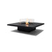 EcoSmart Fire Vertigo 40-Inch Square Fire Pit Table in Graphite with Fire Screen