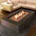 ecosmart fire wharf ethanol fire pit table in a living room