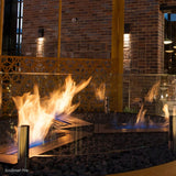 EcoSmart Fire XL500 Ethanol Fireplace Burner on a custom fire feature