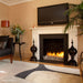 EcoSmart Fire XL700 Ethanol Fireplace Burner in a traditional living room