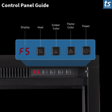 Touchstone Forte Elite 40-Inch Freestanding control panel guide