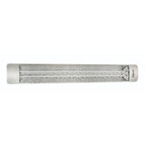 Eurofase 6000W stainless steel Infrared Electric Heater with astra decor plate - angle view