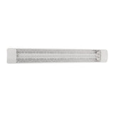 Eurofase 6000W White Infrared Electric Heater with mason decor plate