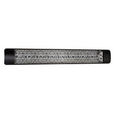 Eurofase 6000W Black Infrared Electric Heater with mason decor plate