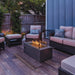 Fire Garden 48-Inch Natural Gas Fire Pit in an open patio concept