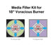 media filler kit for 18-inch voracious burner