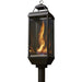 side view of Fire Garden Tempest 20k Outdoor Gas Lantern