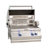 Fire Magic Aurora A430i 27-Inch Built-In Gas Grill - hood open