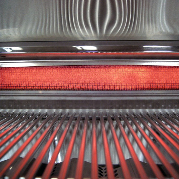 fire magic grill recessed infrared backburner - installation view