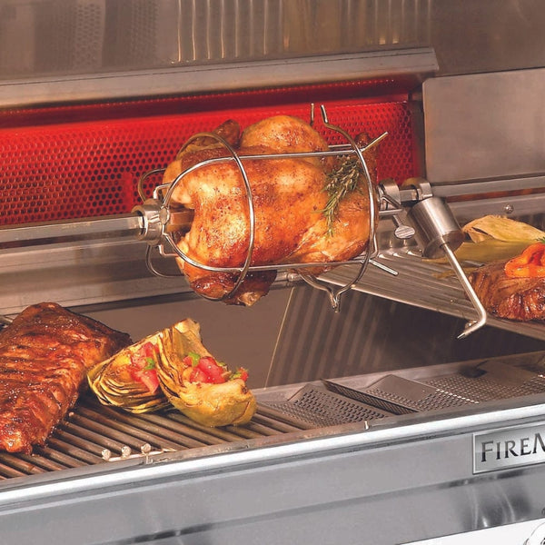 Fire Magic Aurora A830i gas grill infrared backburner - installation view