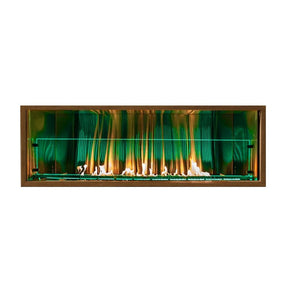 Firegear Kalea Bay Outdoor Linear Vent Free Gas Fireplace with LED Lights