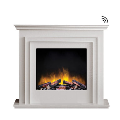 Flamerite Capella Suite 45-Inch Free Standing Electric Fireplace (FLR-FP-SUITE-CAPELLA-WHITE)
