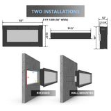 flamerite efx 1300 electric fireplace specs