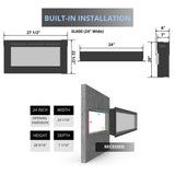 e-fx sl600 fireplace specs