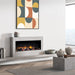 Flamerite E-FX SL1000 Electric Fireplace in an earthy contemporary living space