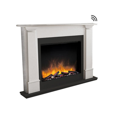 Flamerite Europa Suite 54-Inch Free Standing Electric Fireplace (FLR-FP-SUITE-EUROPA-WHITE)