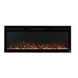 Touchstone Fury Series Slim angled view of the fireplace