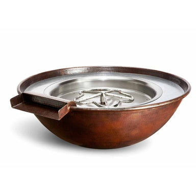 HPC 31-Inch Tempe Copper Gas Fire and Water Bowl