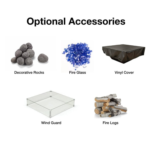optional accessories - close-up view