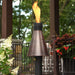 HPC TK Torch 9-Inch Steel Outdoor Gas Torch in a garden