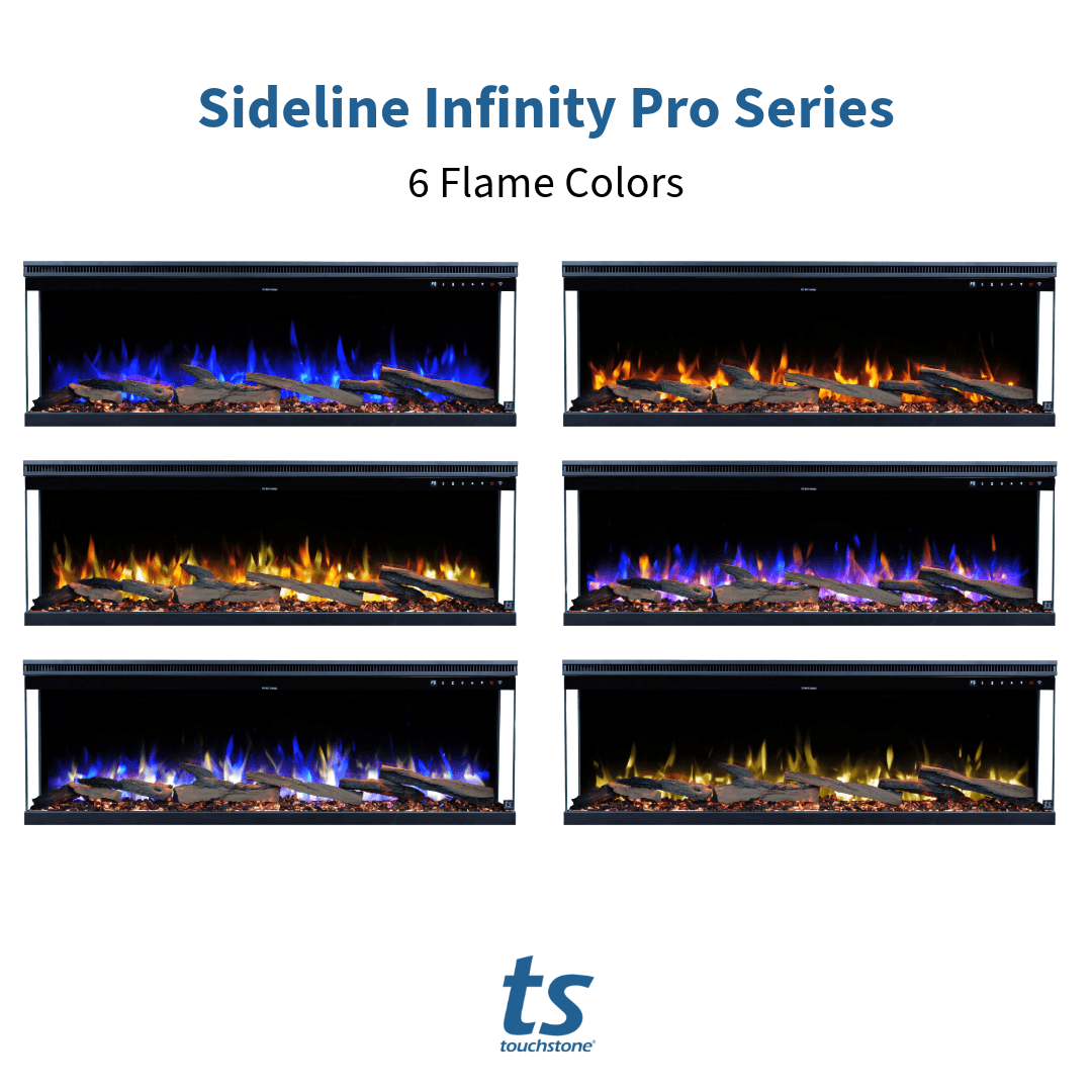 Touchstone Forte Infinity Pro 40-Inch flame color options