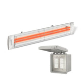 Infratech CD Series 39-Inch 5000W Dual Element Infrared Electric Heater With Duplex Switch