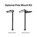 optional pole mount kits