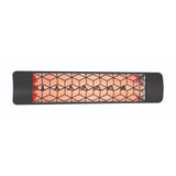 Eurofase 5000W Black Infrared Electric Heater with stella decor plate
