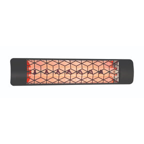 Eurofase 5000W Black Infrared Electric Heater with stella decor plate