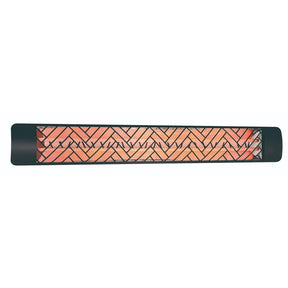 Eurofase 6000W Black Infrared Electric Heater with stella decor plate
