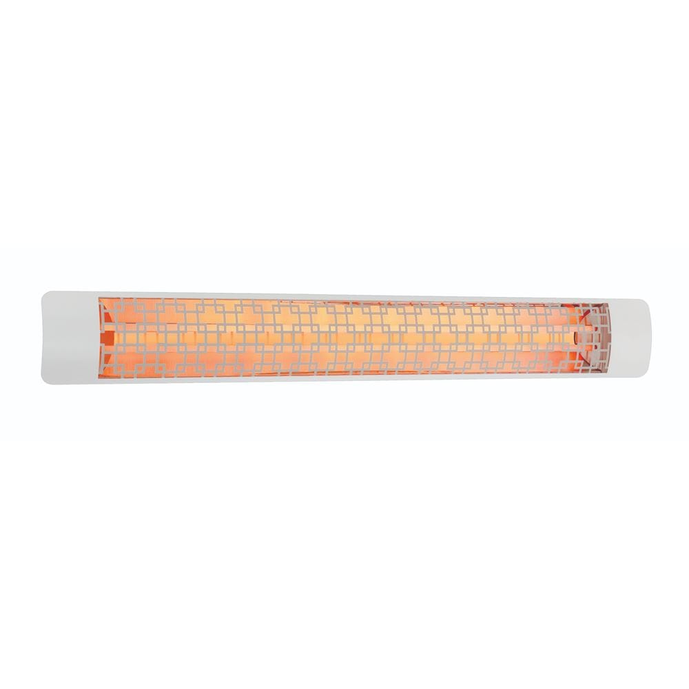 Eurofase 6000W White Infrared Electric Heater with brix decor plate